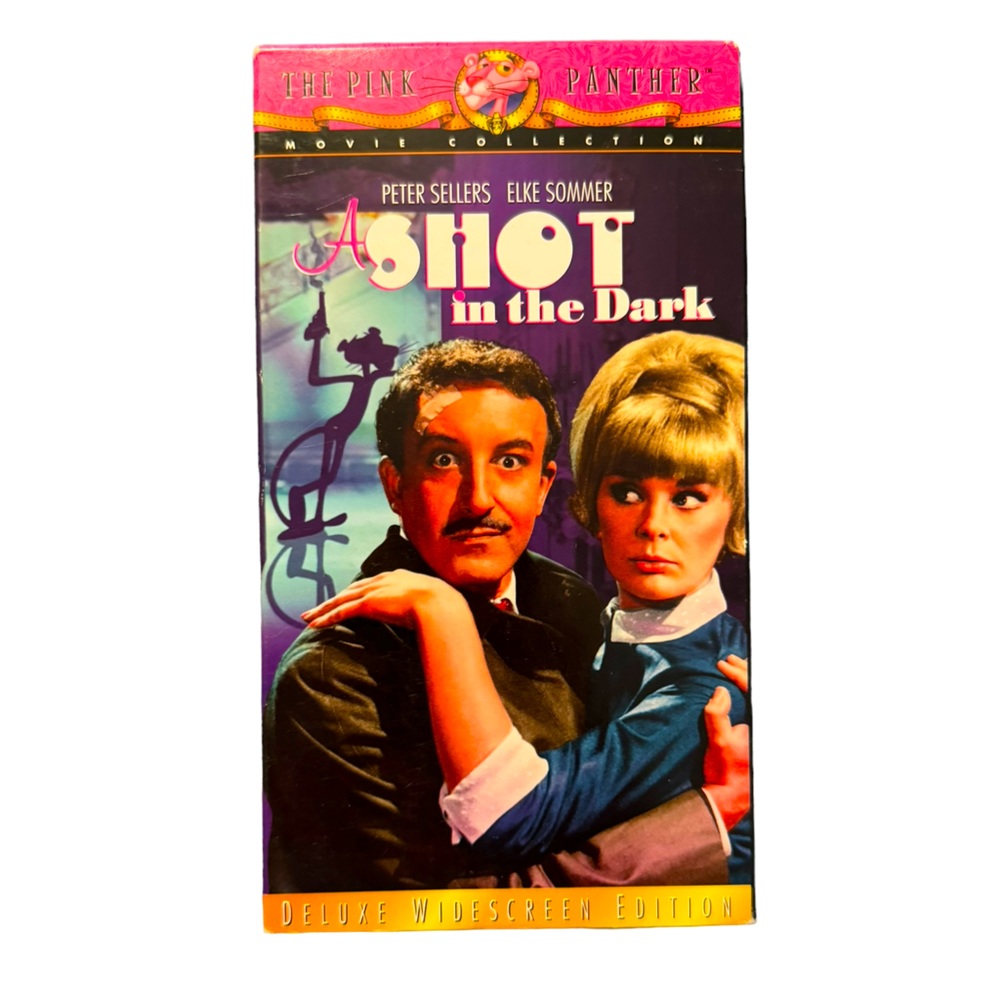 Vintage/Retro VHS Tape: “The Pink Panther: A Shot In The Dark.”